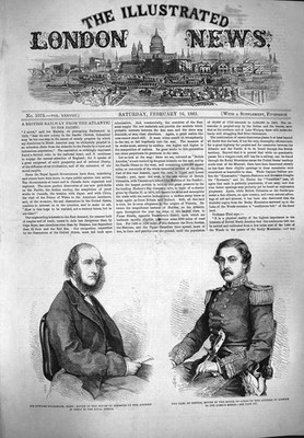 Original alter antiker Druck 1861 Edward Colebrook Bart Commons Earl Sefton Lords