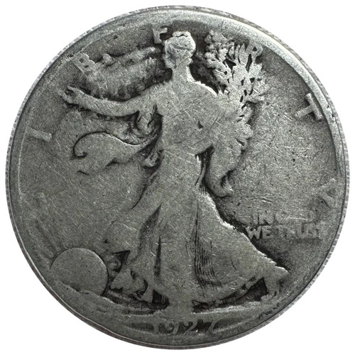United States 1927 S Walking Liberty Half Dollar ½ Dollar 0.900 Silver - G