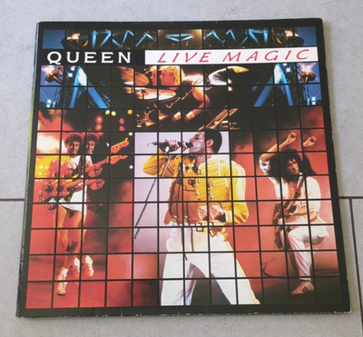 Queen   Live Magic LP Vinyl Schallplatte 1986 1st Pressing  EU OIS FOC  VG/VG