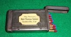 Scottsville California Matt Thomas Saloon antique advertising nude match safe — photo 2