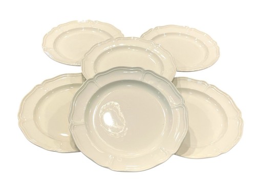 Wedgwood Queens Shape Salad Plates 8 1/4" Etruria & Barlaston Set Of 6 Luncheon - Picture 4 of 5