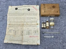 Vtg Adrenaline Butyn Medicine Bottle Syringe Lot Old Johnston Allergy Clinic AR
