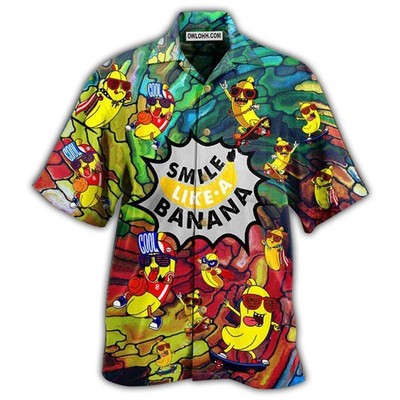 Fruit Smile Like Funny Bananas 8211 Hawaiian Shirt_7ru_95