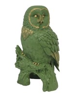 Figur Eule Polyresin 50 X 27 X 26 Cm GrüN Dekofigur