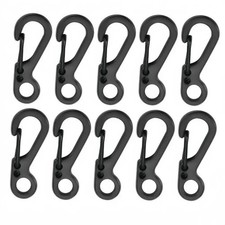 10X Mini SF Aluminum Spring Carabiner Clip Keychain Outdoor Snap Camping Hook
