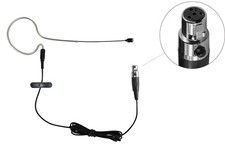 Single Earhook Wired Headset Boom Mini XLR Omni-Directional Microphone for S...