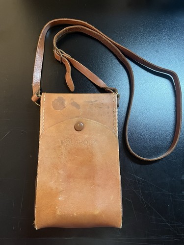 Vintage Polaroid SX-70 Leather Ever Ready Case with Strap