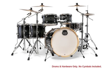 Mapex Armory Black Onyx Burst Studioease FAST Drums & Hardware 22/10/12/14/16/14