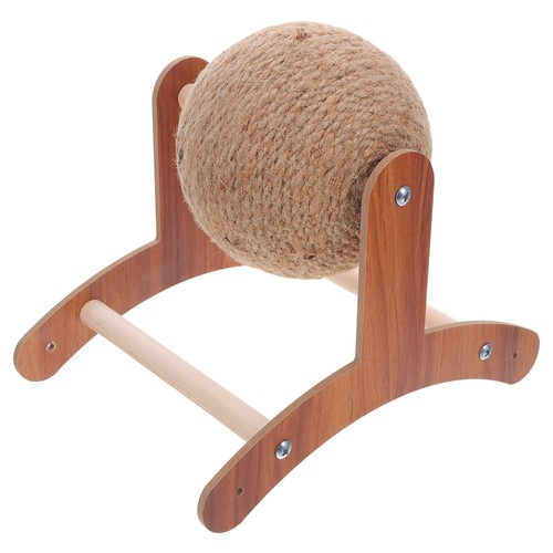 Cat Catch Ball Crawling Frame Sisal Scratching Carpet Climbing Scratcher Post