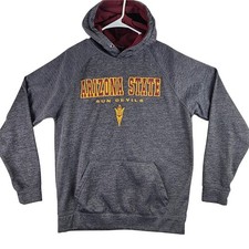 Arizona State Sun Devils Colosseum Hoodie ASU Pullover Mens Large Charcoal Gray