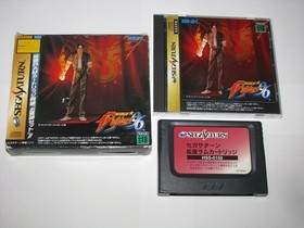 King of Fighters 96 Boxed w/1MB RAM Cartridge Sega Saturn Japan import US Seller