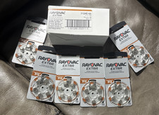 96 x Rayovac Extra 312 Size Hearing aid batteries - Brand New