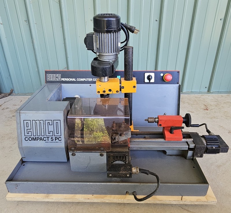 EMCO COMPACT 5 PC / CNC LATHE EMCO PERSONABLE COMPUTER CONTROLLED