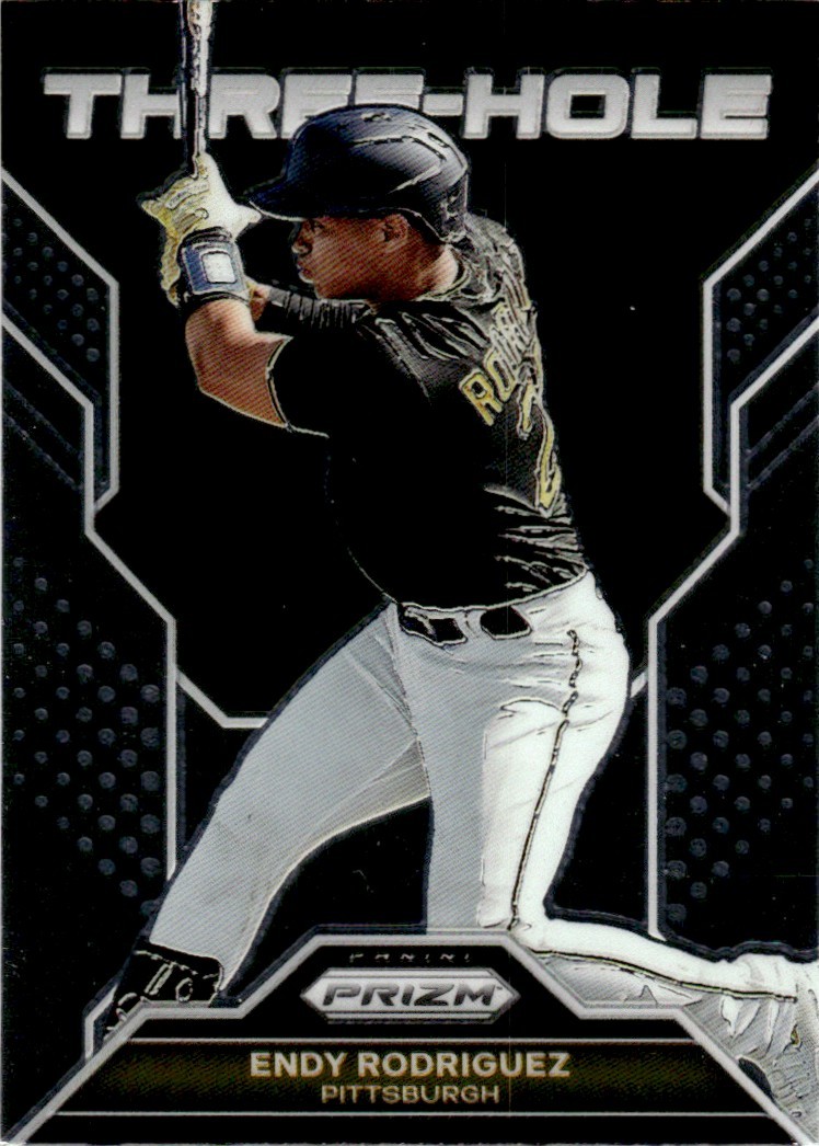 2023 Panini Prizm Three-Hole Endy Rodriguez Pittsburgh Pirates #TH20 14245