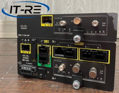 Cisco Catalyst IR1101-K9 Industrial Router w/ IRM-1100-SP Module IR1101-A-K9