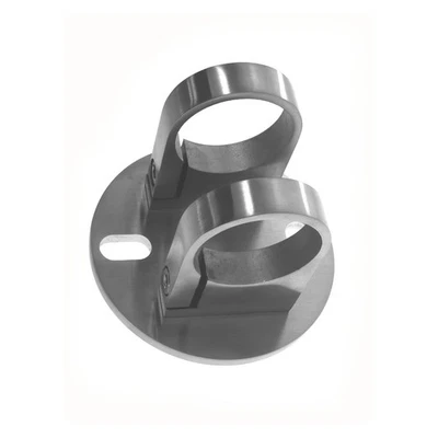 BASIT Edelstahl Geländer Pfostenträger Wandanker Pfostenhalter klemmbar Rohr 42,4 PT20