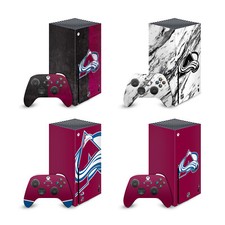 OFFICIAL NHL COLORADO AVALANCHE VINYL SKIN FOR SERIES X CONSOLE  CONTROLLER