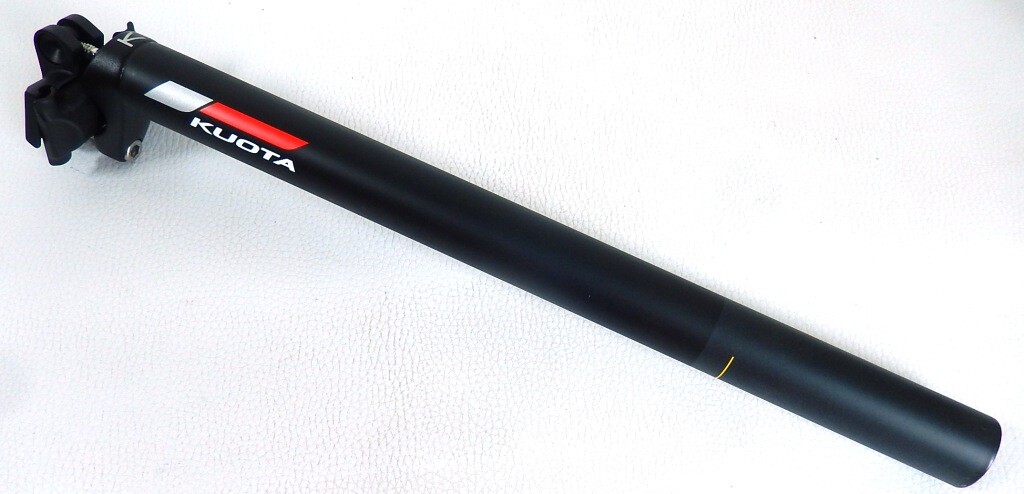 Tige De Selle Kuota Carbone - 27,2 Mm X 350 Mm, Noire, Neuve