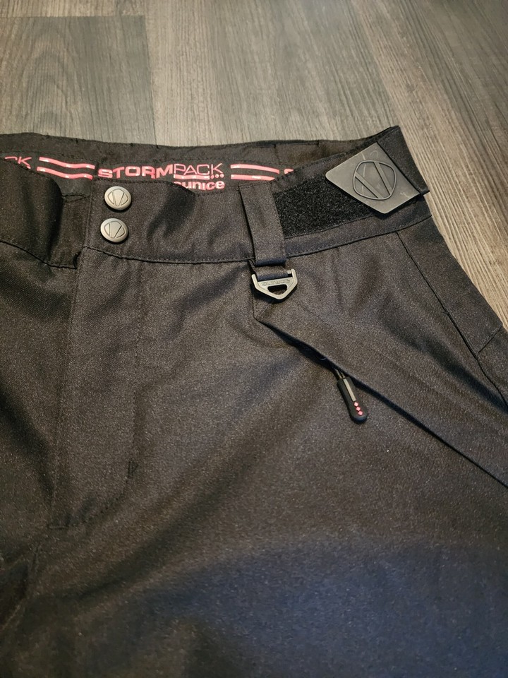 SNOW PANTS SKI SNOWBOARD PANTS BLACK STORMPACK SUNICE WOMEN'S (SIZE