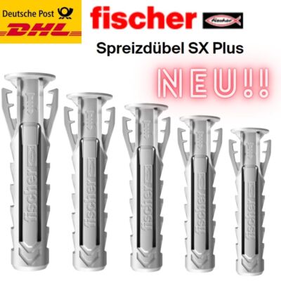 NEU !!! Fischer SX Plus Spreizdübel 5 6 8 10 12 14 mm kurz und lang   