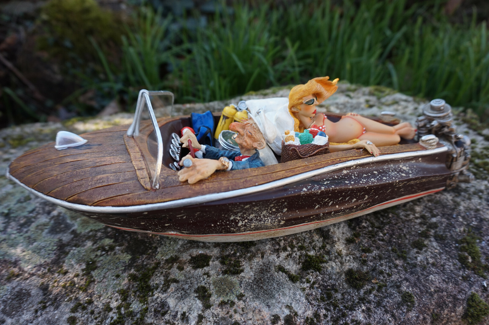 Figurine Le Playboy Forchino : sculpture d'exception de 37cm pour collectionneur