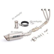 For CF-Moto 675SR 675SS 2024 2025 Full Exhaust Front Pipe Muffler Tips DB Killer