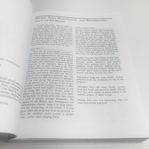Middle Ages Renaisance and Reformation Teachers Manual, 2nd Ed by Laurie... - Imagen 6 de 15