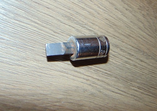 Vintage Snap-On F52 F-52 3/8 Drive Slotted Standard Screwdriver Bit Socket Tool - Picture 6 of 8