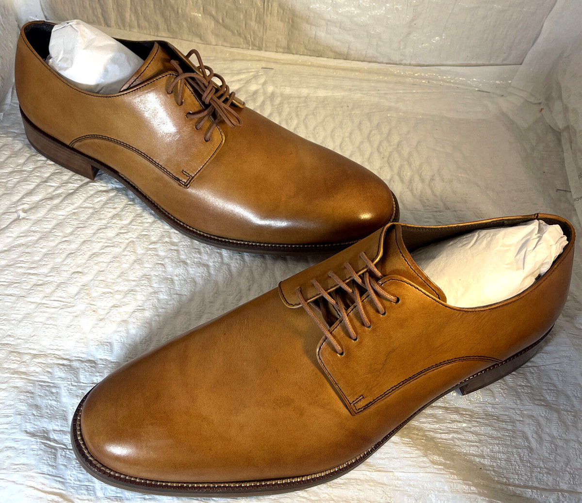 Cole Haan Men’s Williams Plian Toe Oxford British Tan Leather size 11 COLE HAAN MEN main image 2