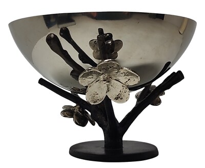 Mudita Mull Blossom Footed Bowl New Delhi India Handcrafted One of a Kind
