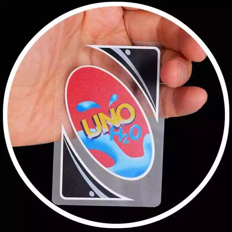 UNO H2O Card Game for Kids, Jogos de Tabuleiro, Impermeável, À Prova de  Pressão, PVC, Plástico, Transparente, Cartas, Dia das Bruxas, Presentes de  Aniversário - AliExpress