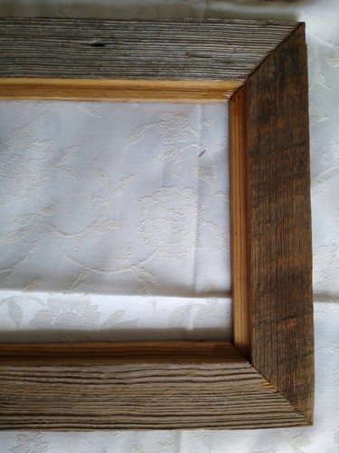 Two 8 X 10" Rustic Weathered Barn Style Solid Wooden Frames Vintage Older Aged - Picture 12 of 12