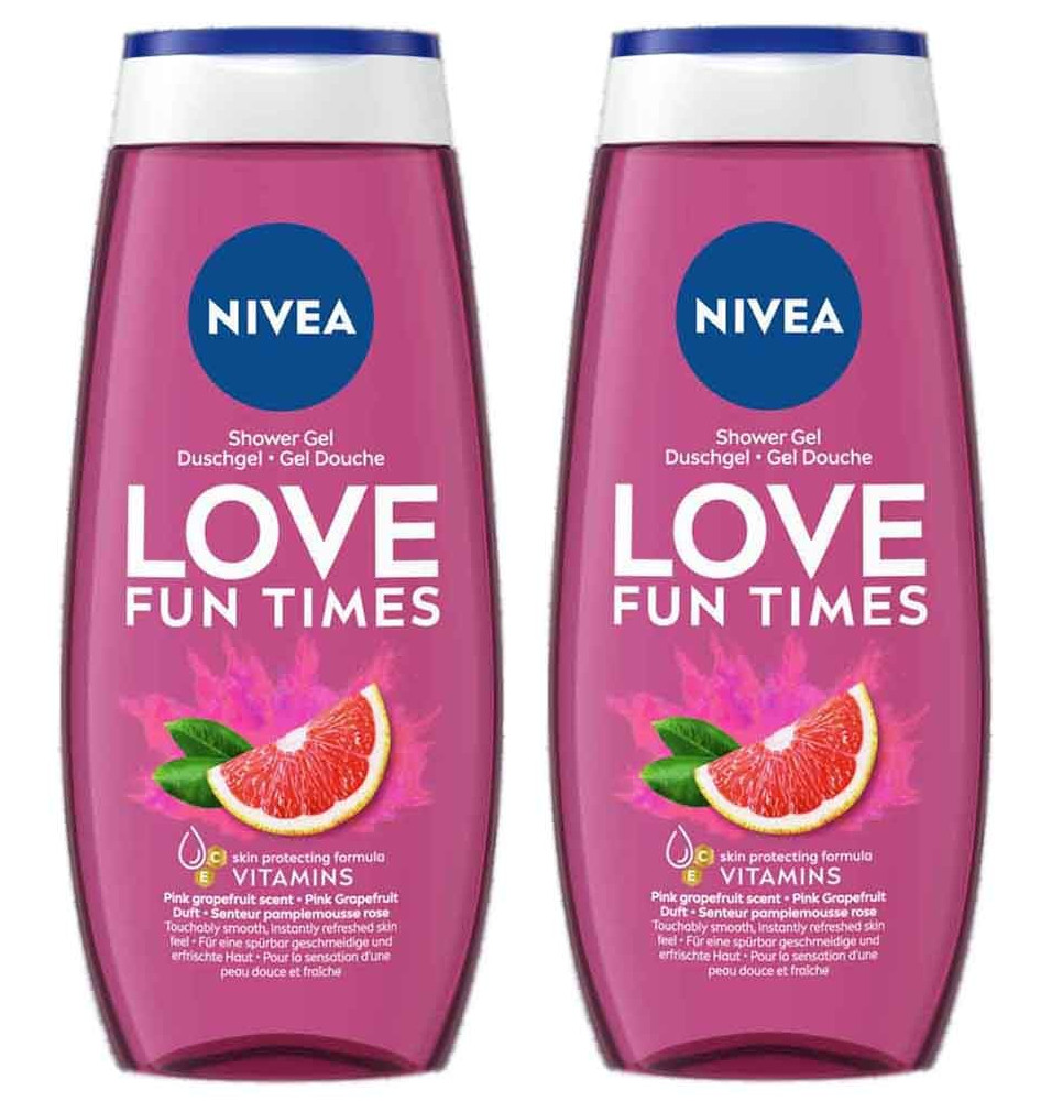 Nivea Love Shower Gel - Pink Grapefruit - Image 2