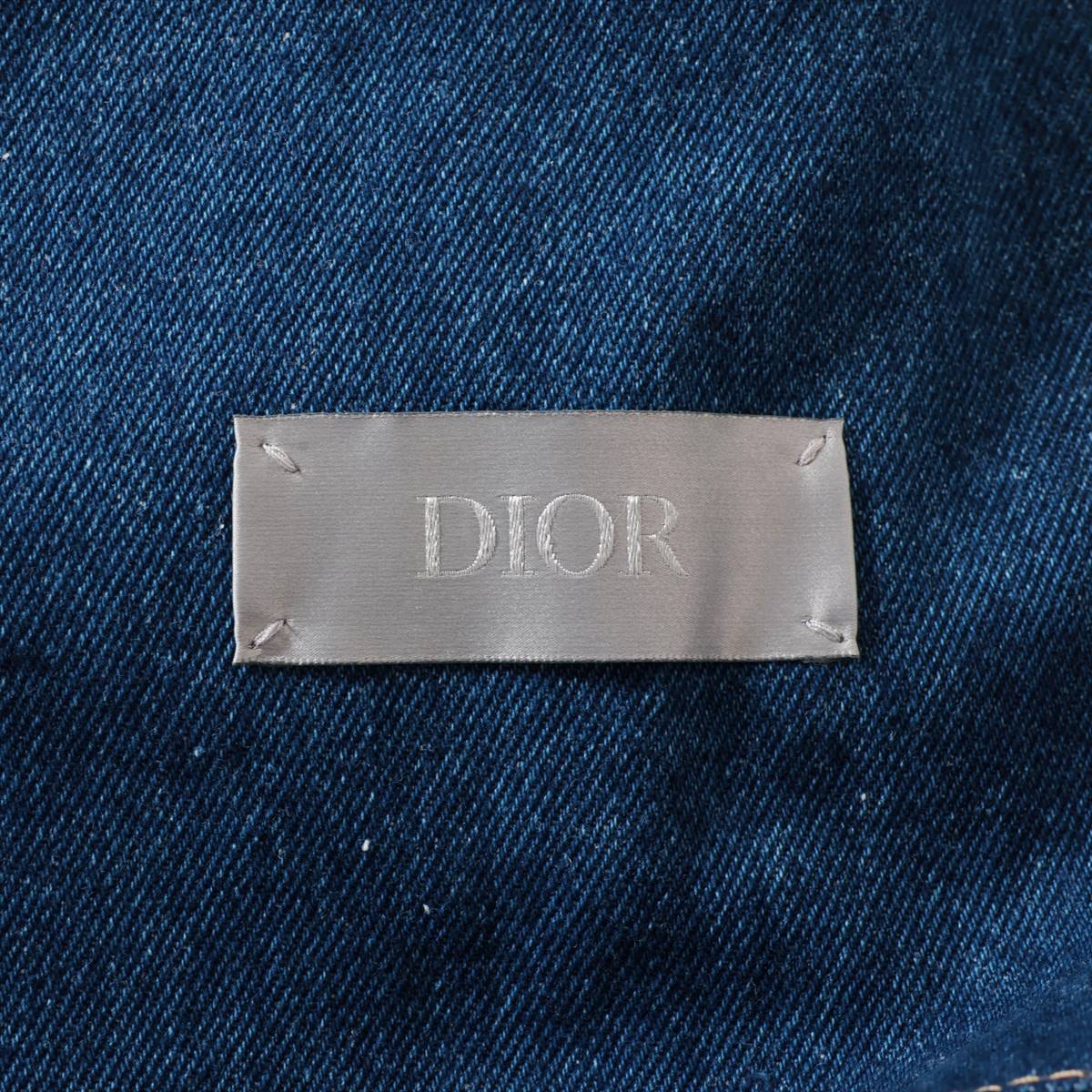 Dior 24 years Cotton Denim Jacket 44 Men's Blue 443D494A389X Dior 24 years Cotton Denim Jacket 44 Men's Blue 443D494A389X