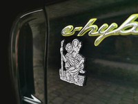 FüR E-Hybrid Porsche Christophorus Christopherus Schutzpatron Relief Emblem