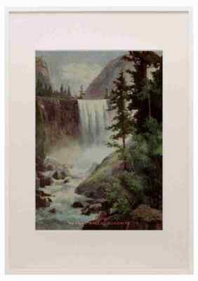Jorgensen Chris 1860 1935 On Sunset Highways 1921 Vernal Falls Yosemite A3 A4 F