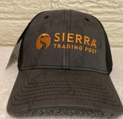 Sierra Trading Post Chino Twill Sandwich Mesh Hat Cap America NEW