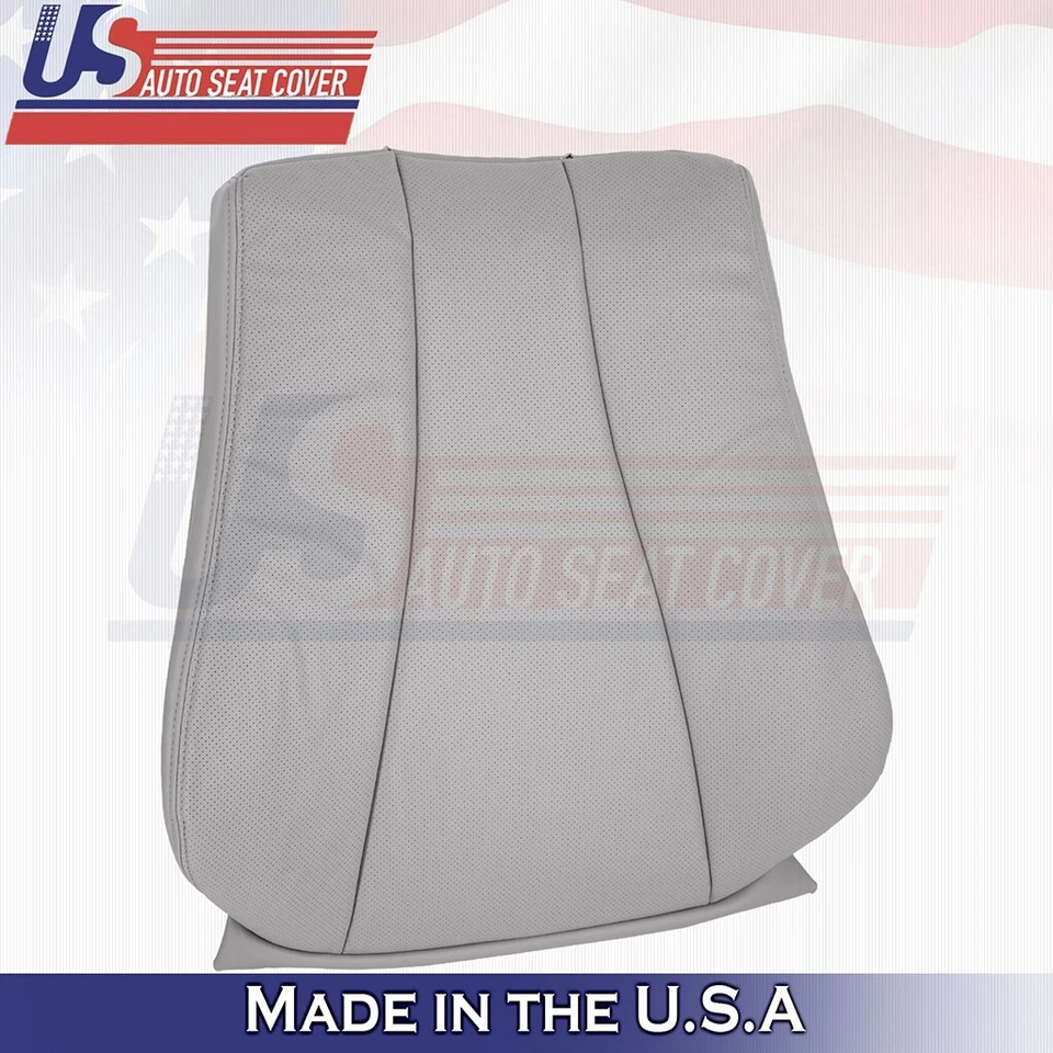 2000 至 2006 年适用于梅赛德斯奔驰 S430 发球杆顶部皮革座椅套灰色 — 第 2/4 张图片