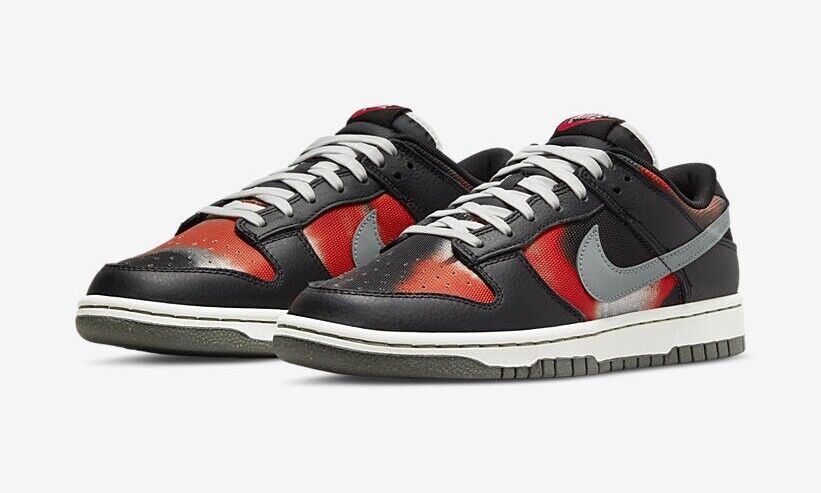 Nike Dunk Low Retro PRM Graffiti Red Black DM0108-001 Men