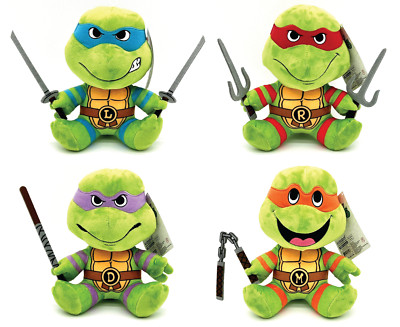 TMNT Phunny Teenage Mutant Ninja Turtles 8  Plush Toys New - Choose Your Turtle