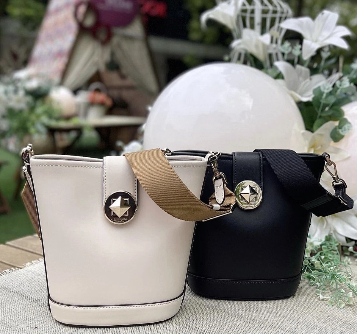NWT Kate Spade Audrey Mini Bucket Bag Crossbody In Black eBay