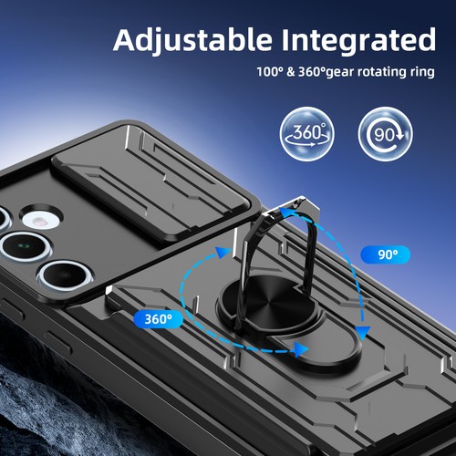 For SamsungGalaxy A25 A15 A55 5G Phone Case Shockproof Durable Ring Stand Cover - Picture 4 of 16