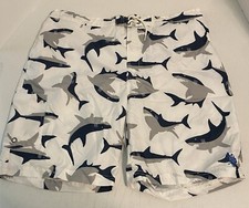 U.S. Polo Assn Men  s Board Shorts Swim Trunks Size XL Sharks NWT
