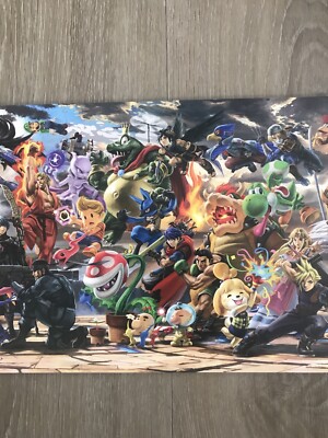 NISSACO poster 3枚セット 即完売品 Super Smash Bros Ultimate Special Japanese Promo Pamphlet