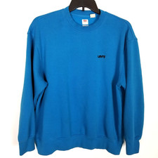 VTG Levi's Red Tab Fleece Sweatshirt Pullover Sz L Crew Neck Relaxed Fit Logo