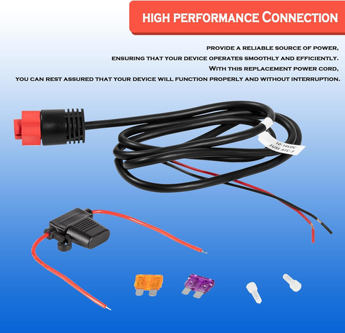 000-14041-001 2-Wire Power Only Cable for Lowrance HDS Elite Ti Hook Mark 3 Foot - Picture 3 of 12
