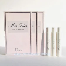 3 x Dior Miss Dior Eau de Parfum EDP Sample Spray 1ml each