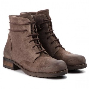 biker boots taupe