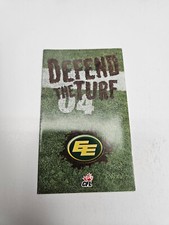 JS15 Edmonton Eskimos 2004 CFL Football Pocket Schedule - Multi-Sponsored