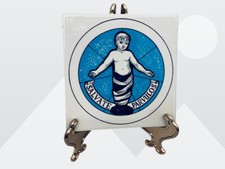 Vintage Salvate Parvulos Save The Children Fund 6"x6" Tile Dedicated 05-03-1977